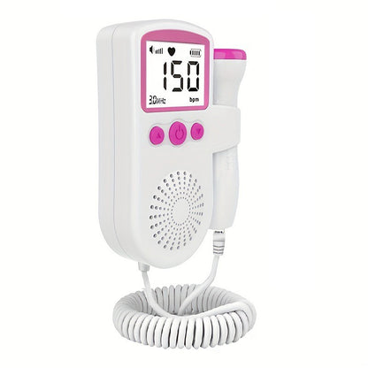 3,0 Doppler Fetal de bolsillo portátil sonido bebé corazón embarazo ultrasonido
