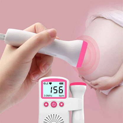 3,0 Doppler Fetal de bolsillo portátil sonido bebé corazón embarazo ultrasonido