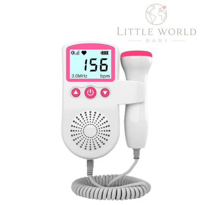 3,0 Doppler Fetal de bolsillo portátil sonido de corazón de bebé embarazo ultrasonido